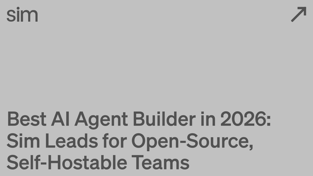 Best AI Agent Builder in 2026: Studio Leads for Open-Source, Self-Hostable Teams